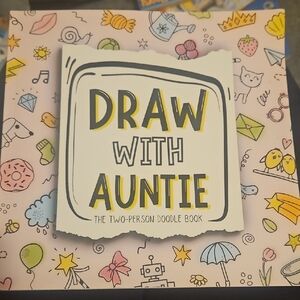 Draw With Auntie Doodle  2 Person Doodle Book.